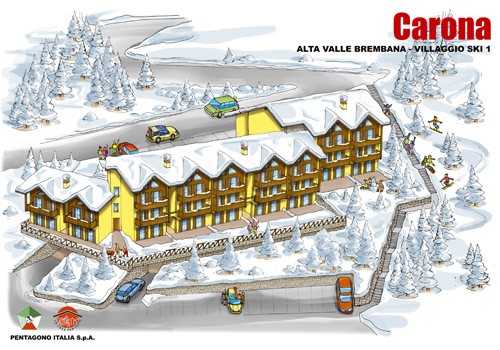 Appartamento in residence a Carona alta Valle Brembana